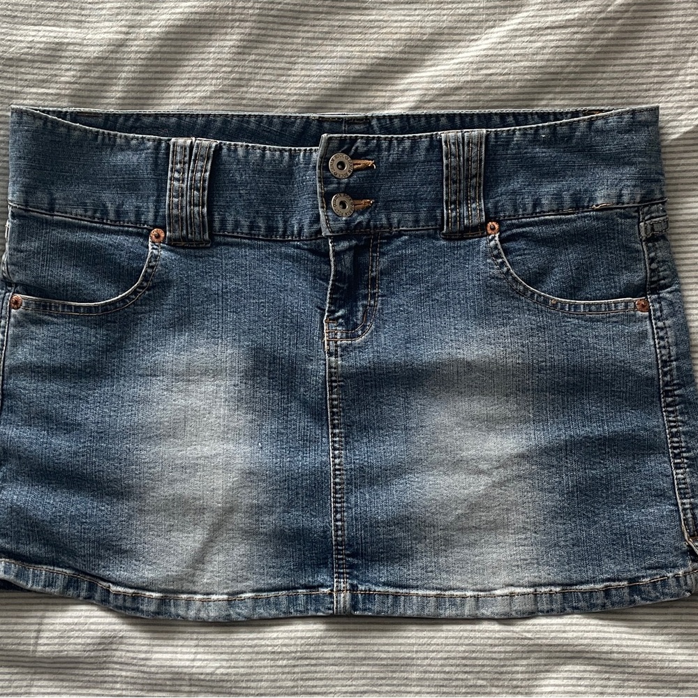 Denim Mini Skirt